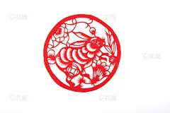 春节系列写实风剪纸窗花