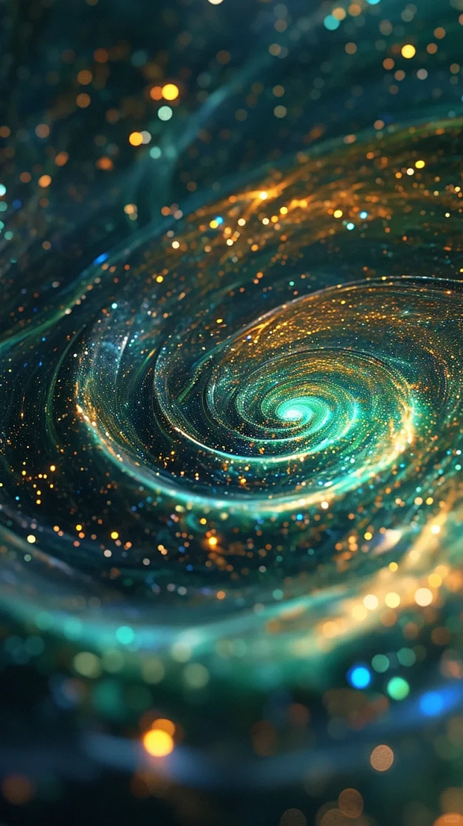 星河璀璨 粒子光斑
