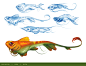 Space Koi Fish Concept, Anita Tang : For feature film Spark