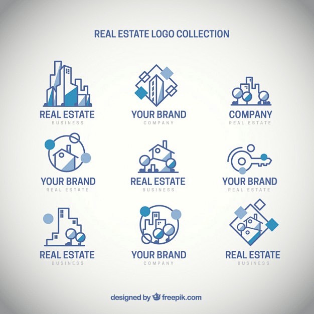 Real estate logo col...