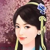 唯美古风古装美女手绘头像图片,清凉的发丝，淡淡的妆容(1)-唯美头像www.qqw21.com