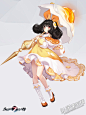 更多图地址：shop283458380taobao7日之都 日韩原画 立绘 二次元 设计 机甲风 幻想风 网易设计  (23)