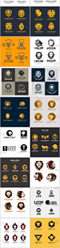 动物系列狮子LOGO商标设计vi素材LION矢量源文件淘宝店标微商标志-淘宝网
