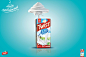 Twist Milk : Twist Milk is one of the Egyptian Products which is Exporting to more than 60 Countries .. so i had to make an Attractive simple Campaign which will travel around the world and be easy to understand and to interact with different people and c