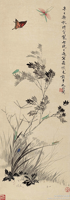 于非阁(新秋晴窗图)5y6tuj采集到国画采集weibo.