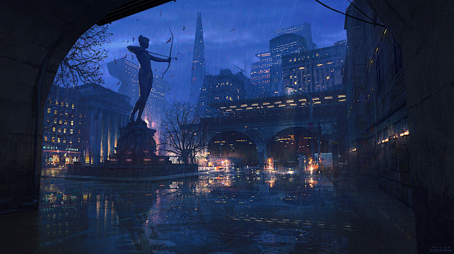 Rainy City Sketch, P...