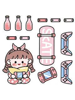 超可爱的芝芝酱手账素材壁纸分享 - 小红书