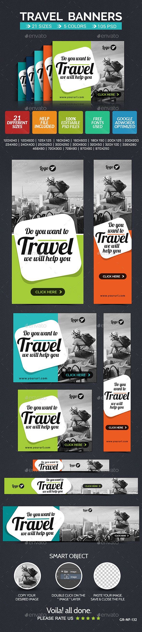 Travel Web Banner Se...