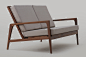 双人直角沙发 手工家具 梵几·家具品牌 fnji furniture online shop