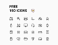 150 Free Vector Icons