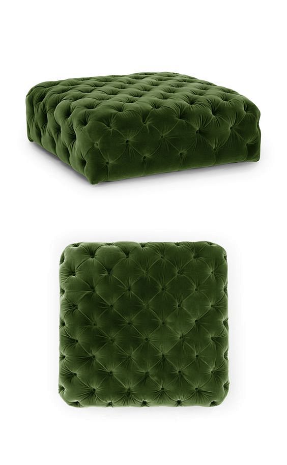 Tufted and luxurious...