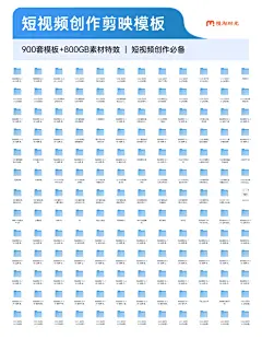 短视频剪辑必备，剪映模板合集 - 小红书