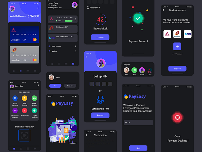 暗黑主题app ui素材（二） : 上次...