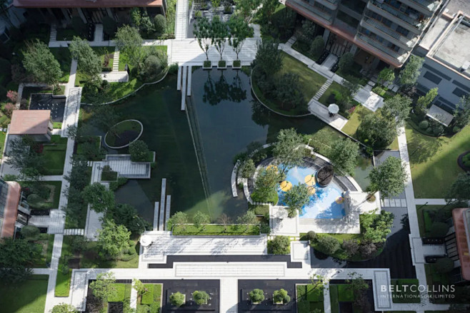 重慶中國鉄建西派城 贝尔高林国际 大区住宅景观 水景设计_3443374071