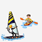 划船高清素材 划船 水上乐园 海洋 船 免抠png 设计图片 免费下载