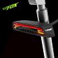 BATFOX  Intelligent Remote Bicycle Tail Light Waterproof laser LED Bike light 5 Modes Usb Warning bicycle light bike accessories