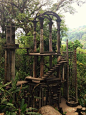 Inside Las Pozas, Edward James' Surrealist Garden in the Mexican Jungle  , © Victor Delaqua