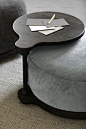 原装进口\D8原版\工业风ORBIT橡木可旋转边桌茶几沙发脚凳榻坐凳Y-tmall.com天猫