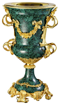 Lorenzo Case in Malachite with 24K Gold on Bronze - traditional - Vases - BALDI Home Jewels@北坤人素材