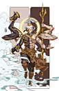 ArtStation - 大自在天, Tao He Fantasy Character Design, Character Drawing, Character Design Inspiration, Character Concept, Dark Fantasy Art, Fantasy Artwork, Dnd Characters, Fantasy Characters, Fictional Characters