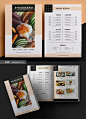restaurant menu template AI, EPs, PSD -大作