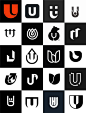 灵感采集⭐300个字母U元素图形logo设计分享 - 小红书