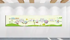 中小学生文明礼仪规范文化墙校园