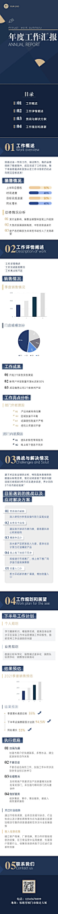 个人年度工作总结汇报长图