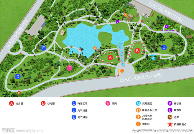 嘉年华活动平面图设计图__建筑园林_自然...