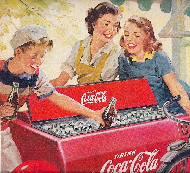 Vintage Coca -Cola.