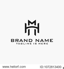 Letter H M logo icon...