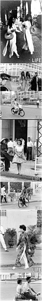 FINEWE的照片 - 微相册60年代的西贡时尚

60年代的越南还在进行着南北战争（1955年11月1日-1975年3月30日），但这个时期南越的胡志明市（也就是原来的西贡）街头随处可见衣着时髦的妇女。她们有的穿越南传统服饰奥黛（Áo dài，类似于中国旗袍的越南的传统服装），有的则受西方殖民地影响，呈现出西方风格，比如太阳眼镜、迷你裙、高跟鞋、猫眼线、50s的年代流行的蜂窝发型（Beehive）。
时尚就这样在不同文化的碰撞中产生新的美