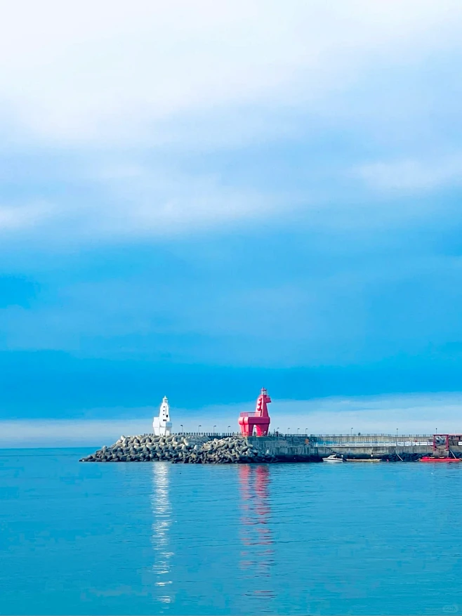 济州岛最美落日 梨湖泰宇海水浴场