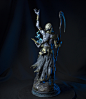 Luthumos, Lord of the Dead - Statue, Alvaro Ribeiro : This is Luthumos, a characters that I created and sculpted for my online course, focused on collectibles. My main inspiration was the Court of the Dead series, from Sideshow Collectibles. 
I decided to