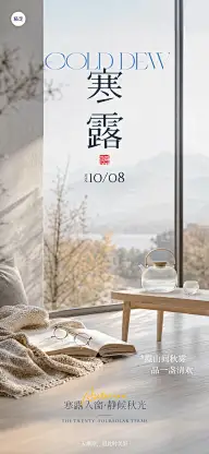 寒露海报灵感图 4