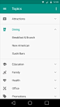 List controls - Components - Google design guidelines