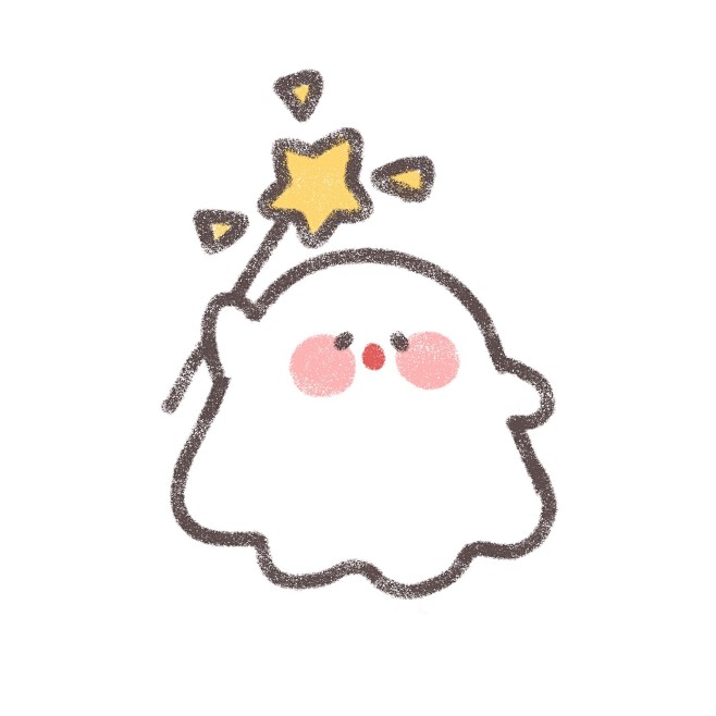 卡通 头像 幽灵 可爱 cr：奶盖小杜