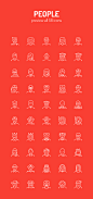 50种人物角色图标套装[Sketch,Ai] #APP# #iOS# #UI#