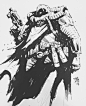 Ink Sketch - Gas Head, James Daly : My character from the ever impending graphic novel Good Green Earth.