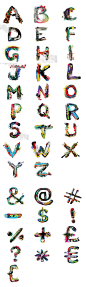 Mixel Typography on the Behance Network
