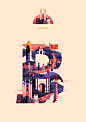 Wanderlust Alphabet – A-E on Behance