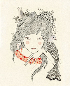湖蓝色的eye采集到Love.缠绕画