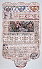 Newspaper Pages Cut Like Embroidered Lace by Myriam Dion  pattern paper lace 