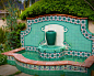 Carthay Square : With a peacefully serene touch we created a bubbling Mediterranean fountain that spills into its pool amid plantings of colorful and scented flowers and accent plants. This entry was designed to意向图 景观前线 访问www.inla.cn下载高清