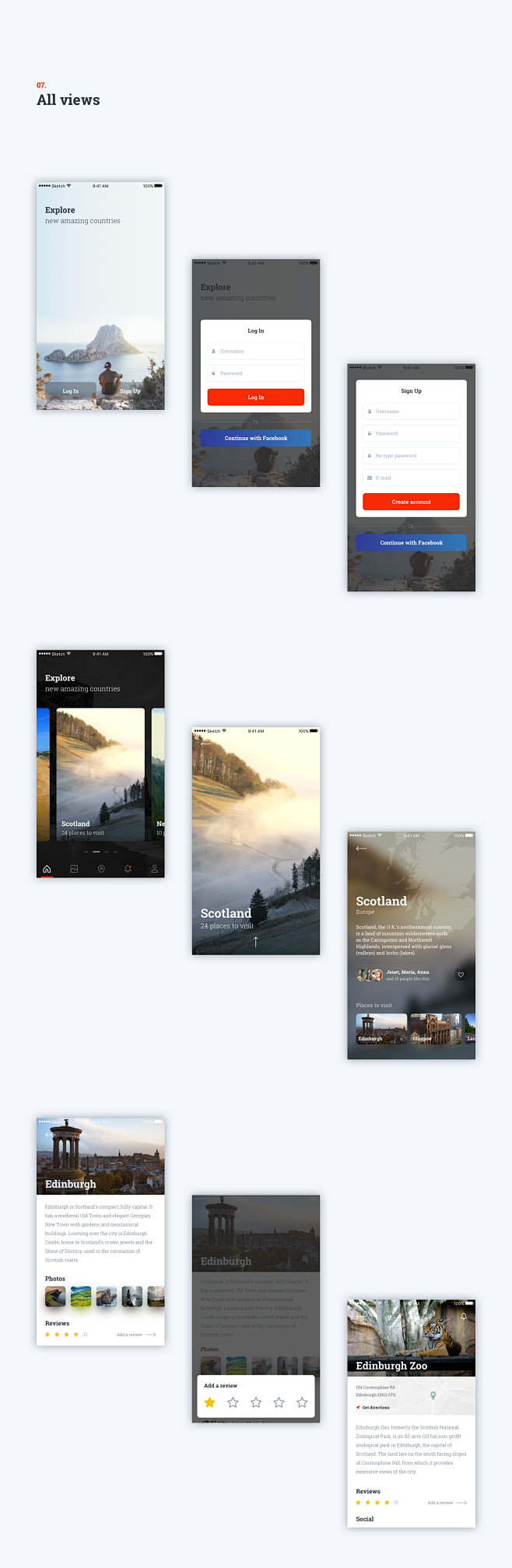 Free Travel App UI/U...