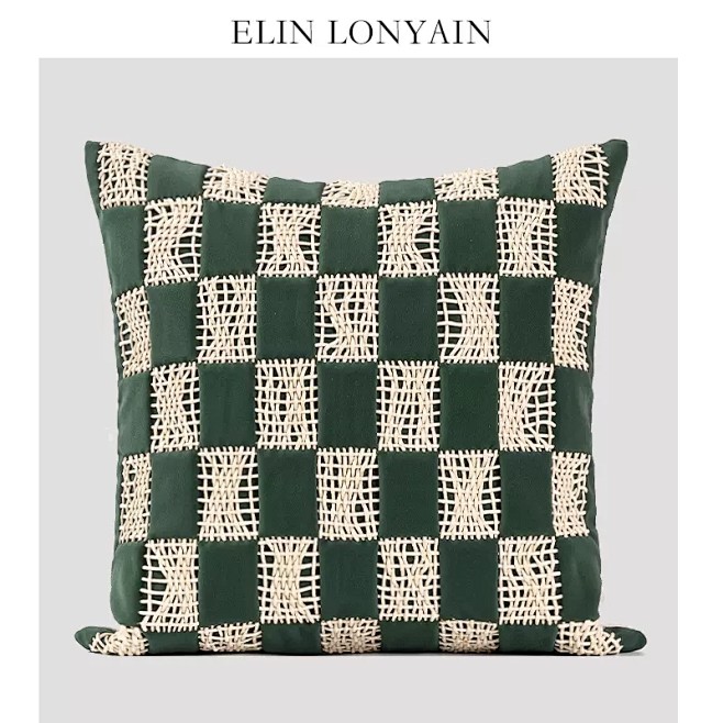 ELIN LONYAIN现代简约轻奢绿色...