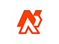 NR Monogram 设计字母徽标标识标记 Monogram nr nr 徽标符号排版