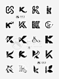 logo设计｜200个字母K的创意变形✨