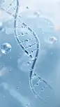 医疗系列DNA链条+分子细胞背景