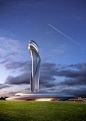 AECOM and Pininfarina Selected to Design Istanbul New Airport's Traffic Control Tower,© AECOM and Pininfarina; Courtesy of iGA